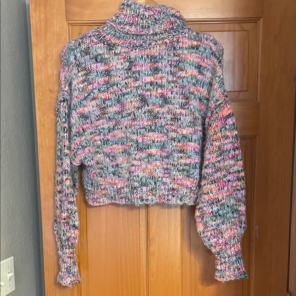 Wild Fable Colorful Knit Turtleneck Sweater